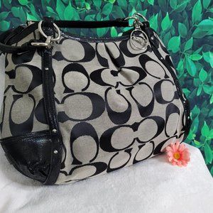 2000's Coach Logo Handbag (Black)